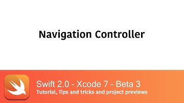 iOS9 - Swift 2.0 - Tutorial - Navigation Controller
