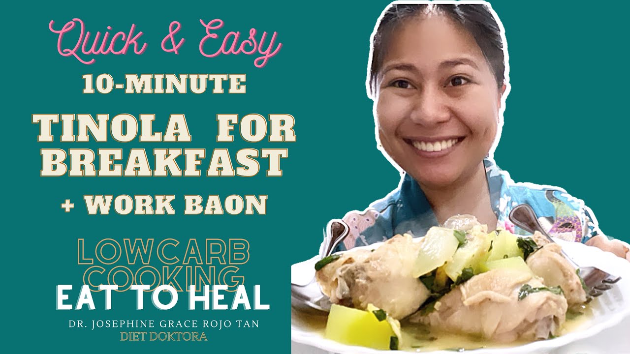 CHICKEN TINOLA MADE EASY #LowCarbCooking #EatToHeal #DietDoktora