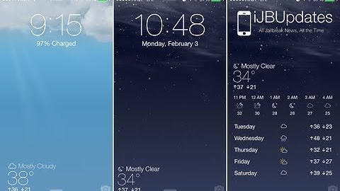 iOS 7 Tweak Of The Day: Forecast
