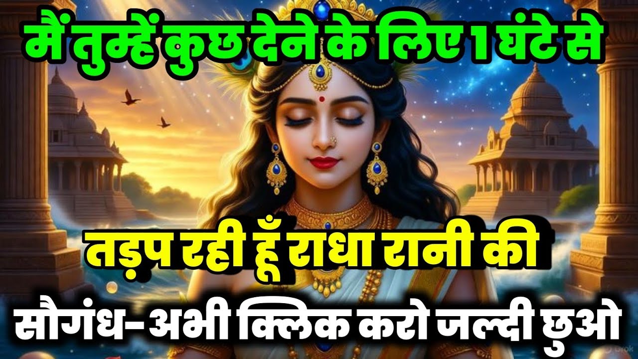 “मैं तुम्हें कुछ देने के लिए 1 घंटे से तड़प रही हूँ 😢 @Radha-s-message #motivation #maa 