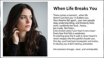 When Life Breaks You – Motivation to Rise Again | Emotional Inspirational Message