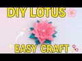 How to make Origami Lotus Paper Flower for Diwali &amp; Durga Puja decoration 🌸🪔”