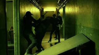 Marvel's Daredevil   Hallway Fight Scene HD   Netflix