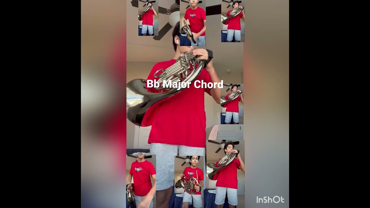 Bb Major chord horn
