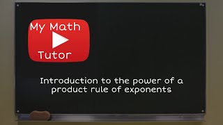ALEKS | Introduction to the power of a product rule of exponents