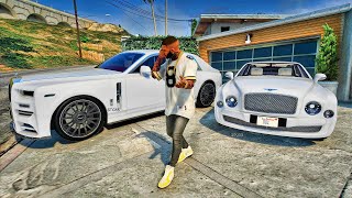 Rolls-Royce Phantom vs Bentley Mulsanne Halloween in GTA 5|  Let's Go to Work| GTA 5 Mods| 4K Gta 5 Mod Rolls Royce Bentley Luxury