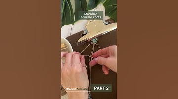 DIY Gemstone Keychain (Part 2) - Macrame Earthy Small Accessory