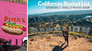 Hiking to the Hollywood Sign Hike  California Bucket List Episode 1