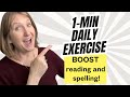 1 Minute a Day = BOOST Reading and Spelling | 4-28-35