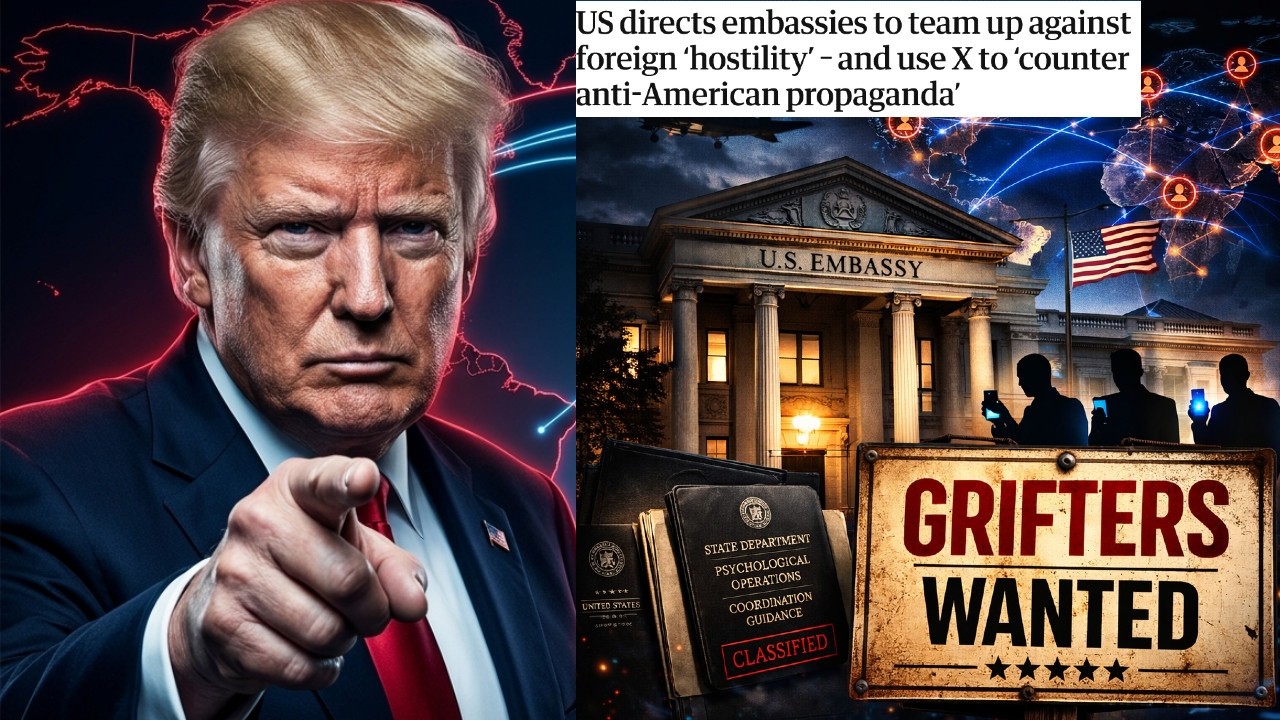 ⁣Trump Searching For Puppets & Grifters To Promote American and Western Propaganda