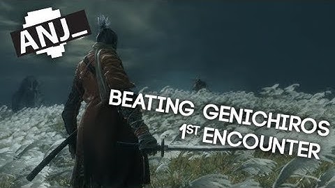 Sekiro || Beating Tutorial Boss (Genichiro Ashina) @ LVL 1.