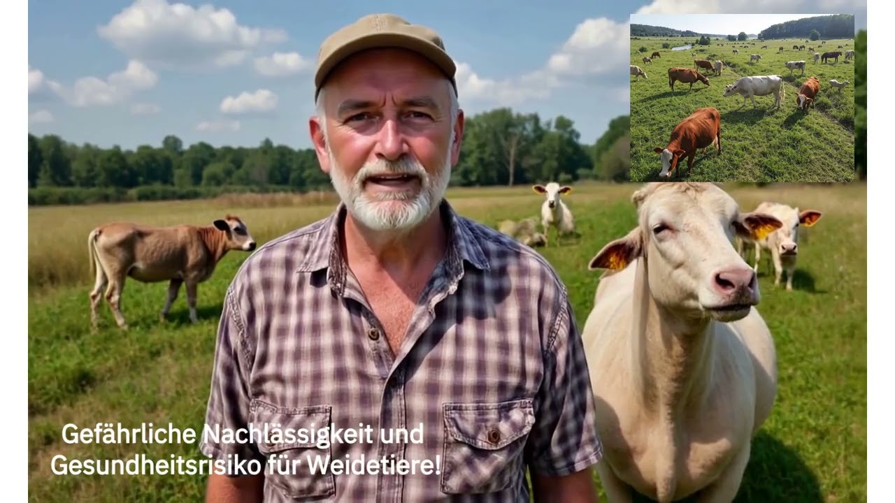Gefährliche Nachlässigkeit und Gesundheitsrisiko für Weidetiere