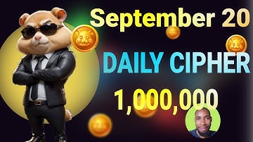 September 20 Hamster Kombat Daily Cipher Code _#dailycipher