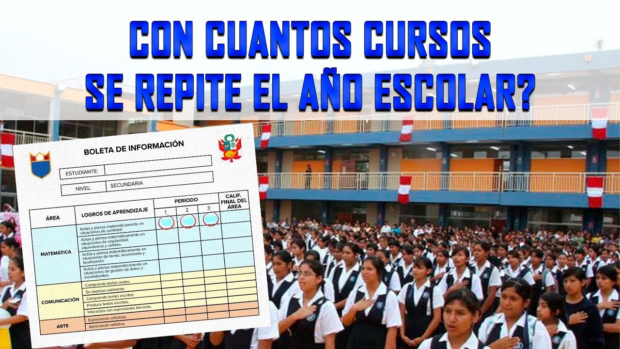 Con cuántos cursos se repite el año escolar 2