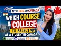 Canada Me Kaunsa Course Aur College Best Hai? 🎓 #chhattisgarh #vlog #canada #canadadiaries