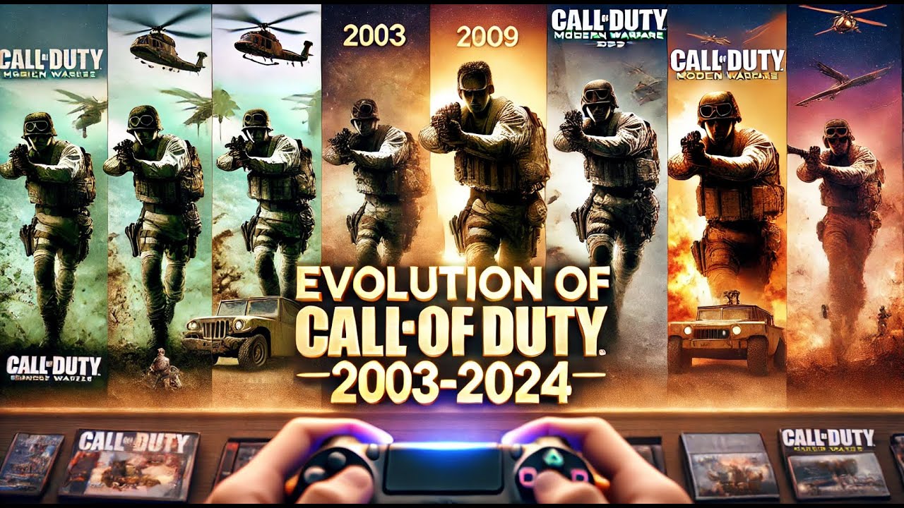 Evolution of Call of Duty Games (2003-2024) | 20 Years of COD’s Rise ...
