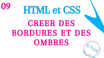 HTML et CSS - 09 - Créer des bordures et des ombre