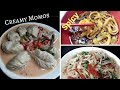 Creamy Momos, Laping (Spicy), Thukpa, Majnu Ka Tilla, Street Food Delhi