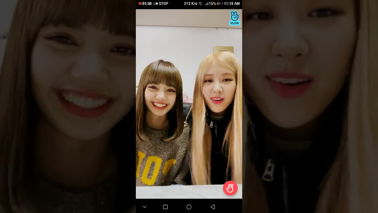 WHEN LISA IS IN VLIVE TOO CUTE - YouTube