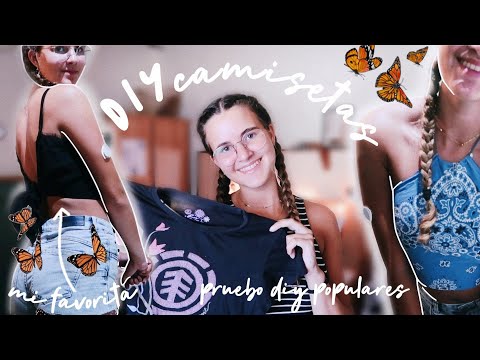 probando DIY populares de camisetas