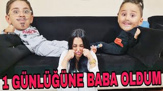 EFE BİR GÜNLÜĞÜNE BABA OLDU !! TUBİ ÇILDIRDI