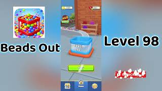 🎮 Beads Out Level 98 Walkthrough 🧩 | Tricky Bead Puzzle Solution | Mini Boss