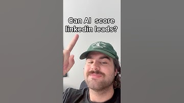 Scoring LinkedIn leads with #ai
