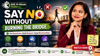 The Art of Saying NO at Work - Without Damaging Relationships