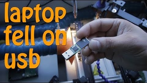 Flash drive was in the laptop when it fell | Lexar data recovery