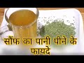 सौंफ का पानी पीने के फायदे || मोटापा कम करने के लिए सौंफ का पानी || saunf ka Pani kaise piye