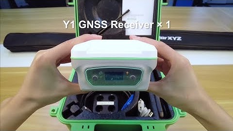 Unboxing of SingularXYZ Y1 GNSS Receiver Rover Kit