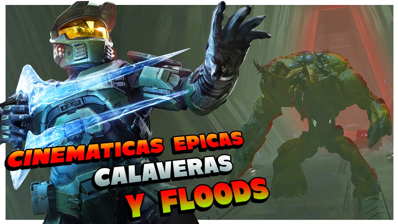 HALO CAMPAIGN EVOLVED | ¡Los FLOOD REGRESAN! cinematicas ESPICAS y cráneos (Y MUCH0 MAS) #halo