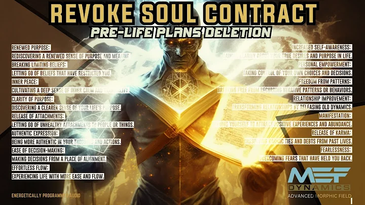 Soul Contract Revoker | Erase Pre-Life Plans