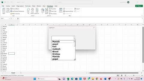 Fully Dynamic List in Combobox of VBA