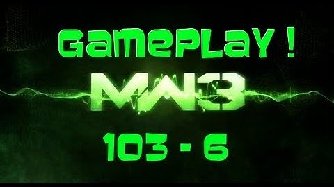 MW3 - Testing Capture Card / A Good Run