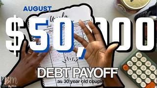 Budget With Me—August Student Loan Debt Payoff Update | Married in Our 30s, Close to 7K Subscribers