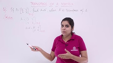 Class 12th – Transpose of Matrix Problem-3 | Matrices | Tutorials Point