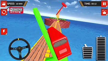 Impossible bus driving master android gameplay 2019 | red color bus by wow kidz gameplay