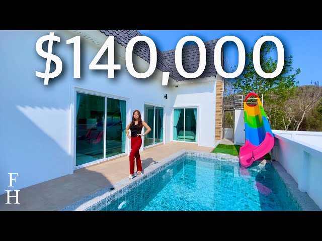 4,990,000 THB ($140,000) Modern Pool Villa w/ Mezzanine Floor in Hua Hin, Thailand class=