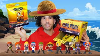 OPENING ONE PIECE MYSTERY FIGURES!! AND GARTEN OF BANBAN!