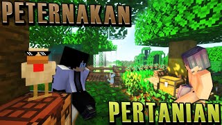 Awas Jatoh! Buat Peternakan & Pertanian di Atas Pohon - Minecraft Survival Indonesia #2