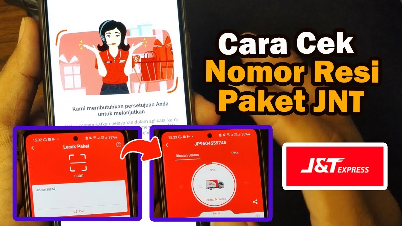 Cara Cek Nomor Resi JNT Express Melacak Pengiriman Paket YouTube