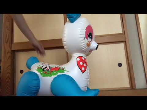 空気ビニール　パンダ　昭和レトロ　空ビ　風船　タカラ　rideon inflatable 幼児乗用