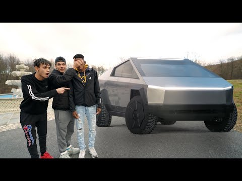 Destroying Our Friend's Car And Surprising Him With The New Tesla Cybertruck!