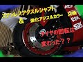 シグナスX カスタム 5型 アクスルシャフトとアクスルカラーでタイヤの回転は変わった？　勁戰　Party-up　ATLAS