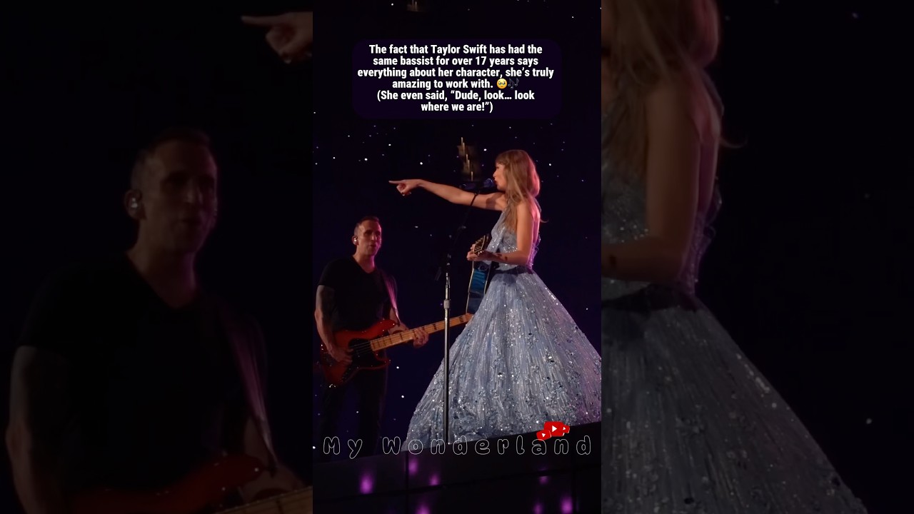 Taylor Swift’s Reaction to Her 17-Year Bassist While Performing Will Melt Your Heart! #taylorswift auf YouTube ansehen Taylor Swift’s Reaction to Her 17-Year Bassist While Performing Will Melt Your Heart! #taylorswift auf YouTube ansehen