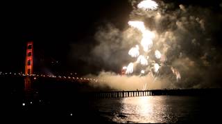 Golden Gate Bridge 75th Anniversary Fireworks Finale!