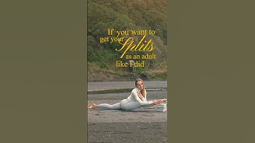 I got my splits as an adult! Use these stretches to do it too. Never too old to get flexible! #split