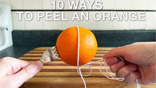 10 Ways to Peel an Orange - You Suck at Cooking (episode 143) by You Suck At Cooking 1,065,400 views 1 year ago 2 minutes, 23 seconds