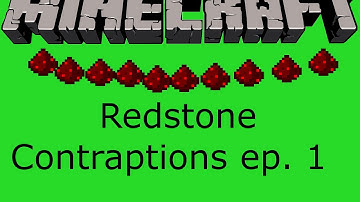 Redstone Contraptions ep.1-Town Lighting System